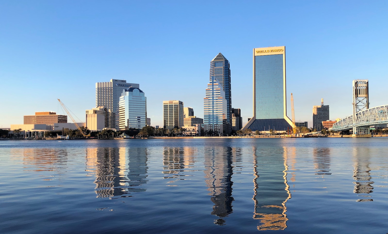 city skyline across body of water during daytime